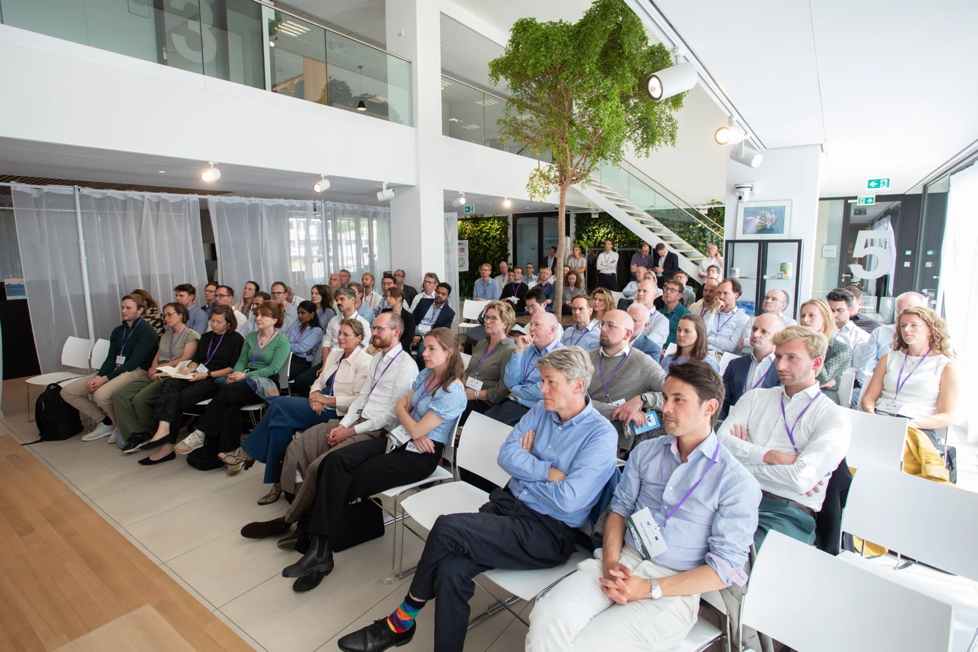 Audience members seated at the EUH2STARS consortium plenary meeting in Utrecht